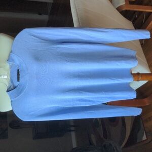 August Silk Periwinkle Lavender Sweater L